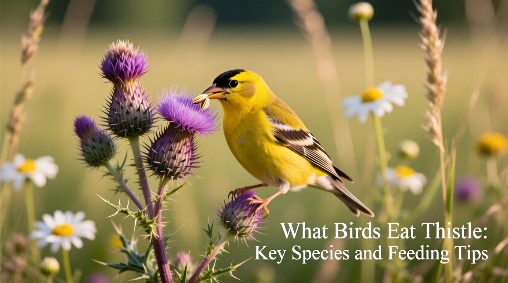 what birds eat thistle