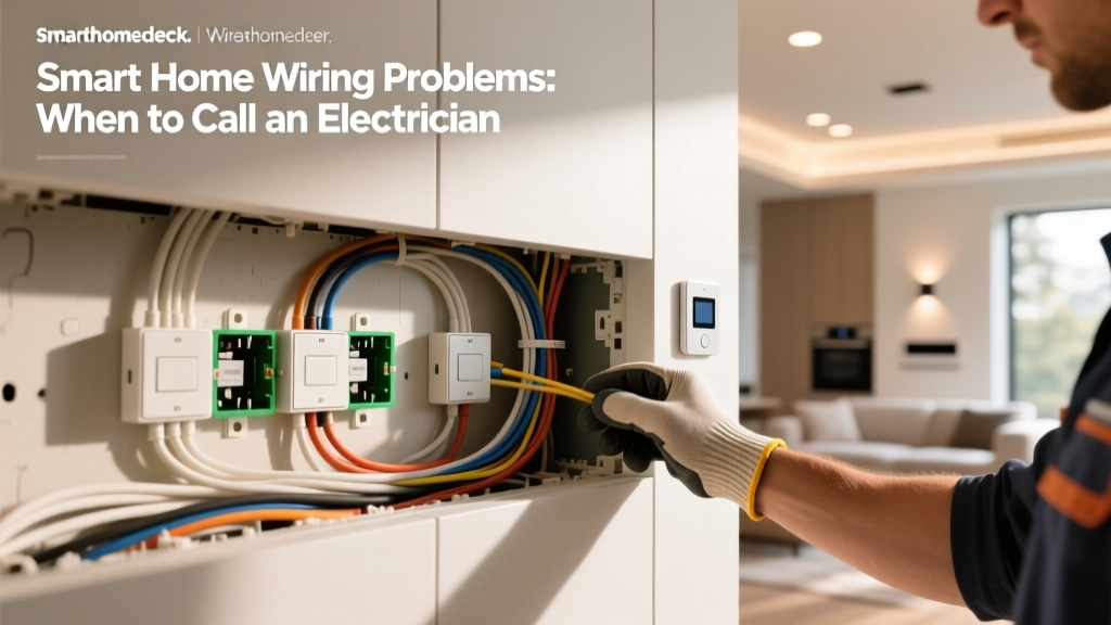 Smart Home Wiring Problems: When to Call an Electrician