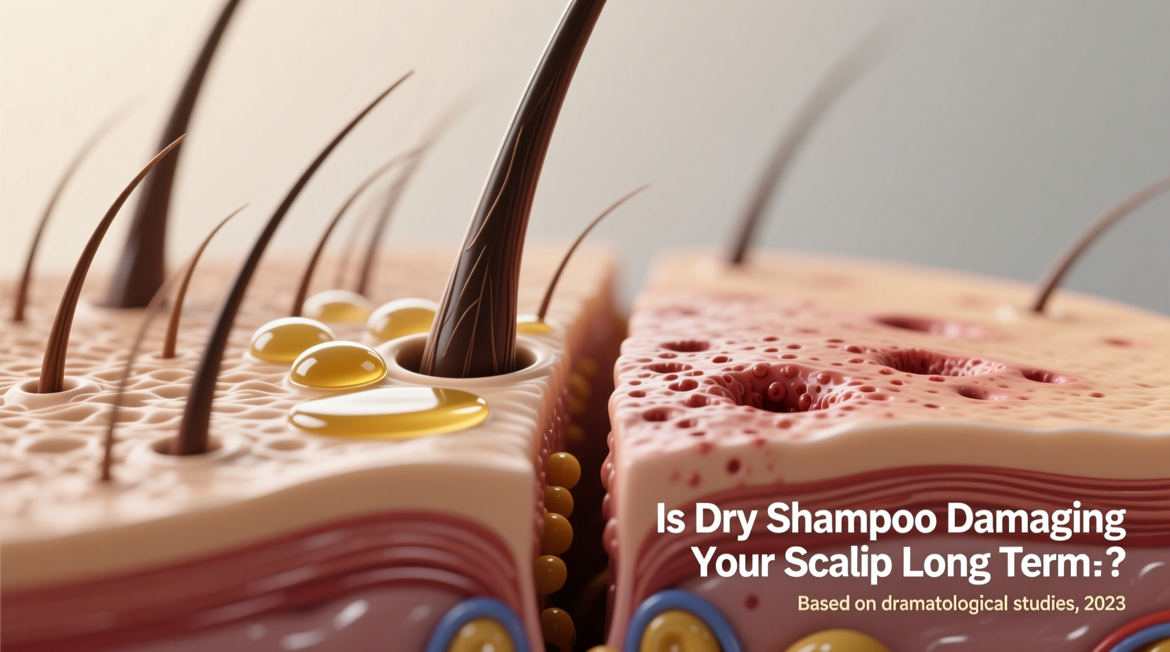 is dry shampoo damaging your scalp long term