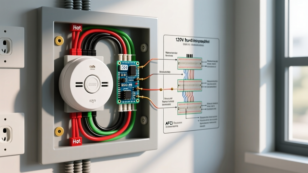 Hardwired Wiring Diagram for Smoke Detectors: NEC Code Guide
