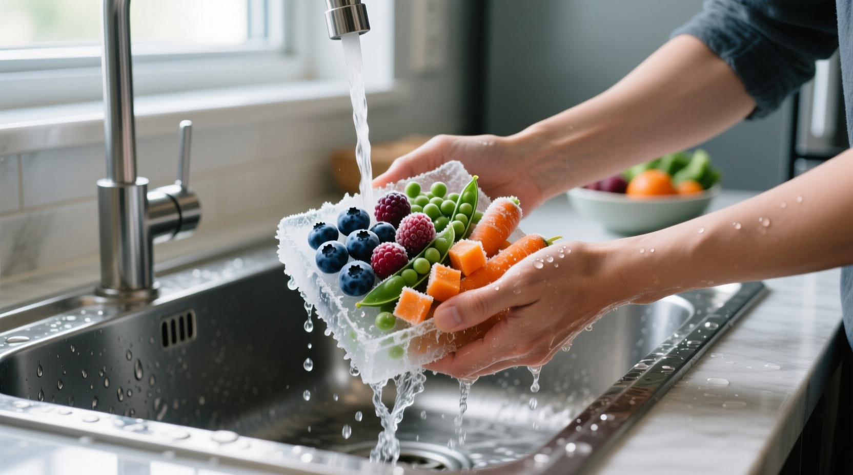 should you wash frozen fruits and vegetables