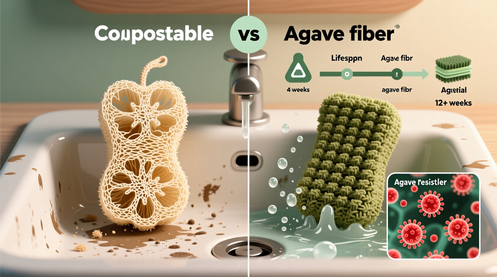 loofah vs agave scrubber which is better