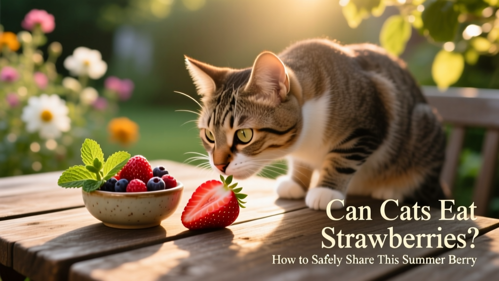 Can Cats Eat Strawberries? How to Safely Share This Summer Berry