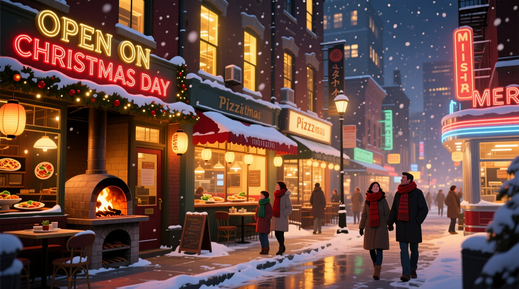 what restaurants will be open on christmas day