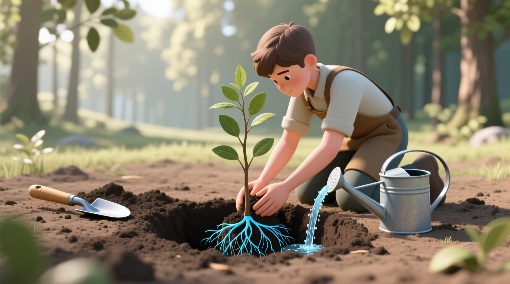 the proper way to plant a tree