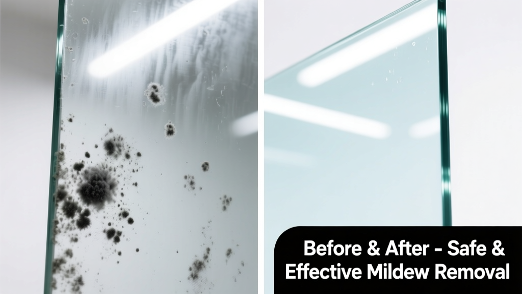 How to Remove Mildew from Glass Safely and Effectively