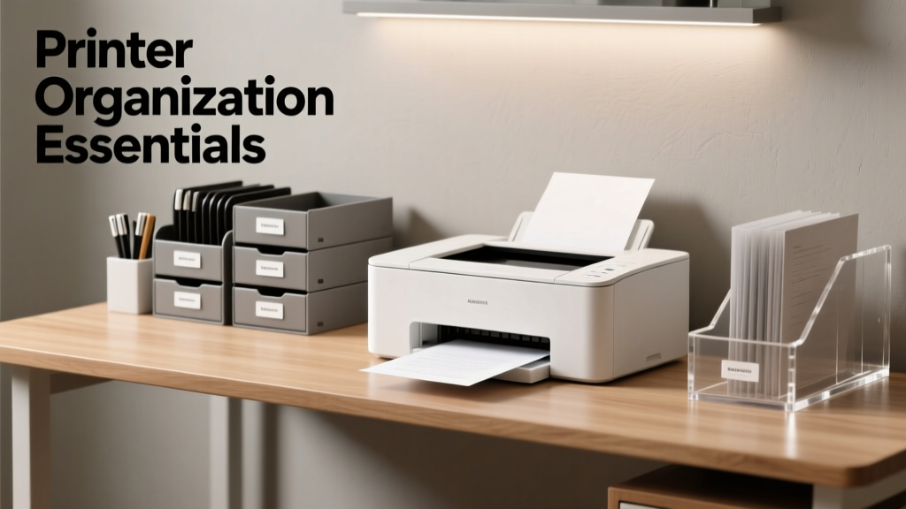 Printer Organization Tips Essentials: Streamline Your Workspace with Proven Systems