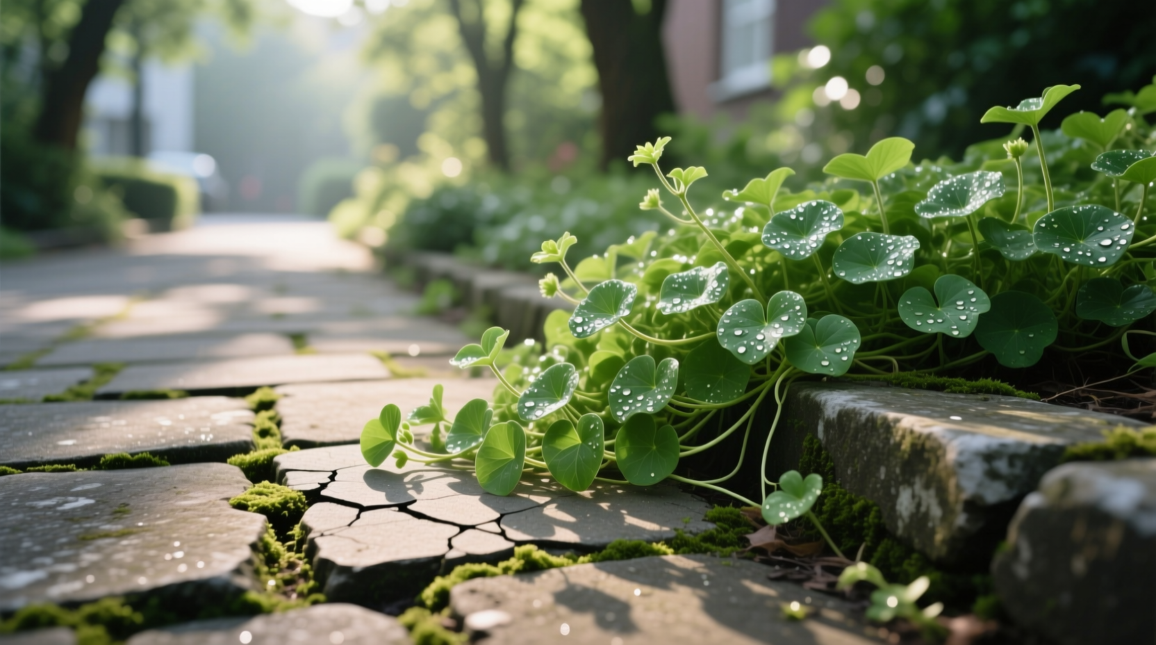 creeping jenny between pavers