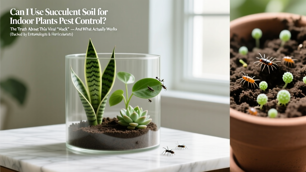 Succulent Soil for Pest Control: What Actually Works