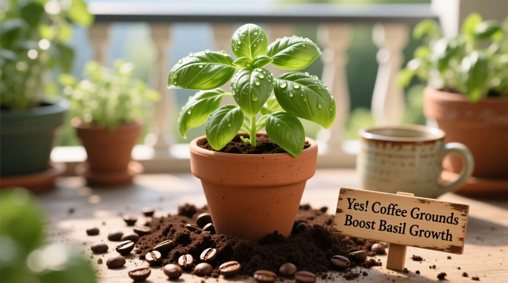 Coffee Grounds for Basil: 5 Tips | TheHomeSprouts