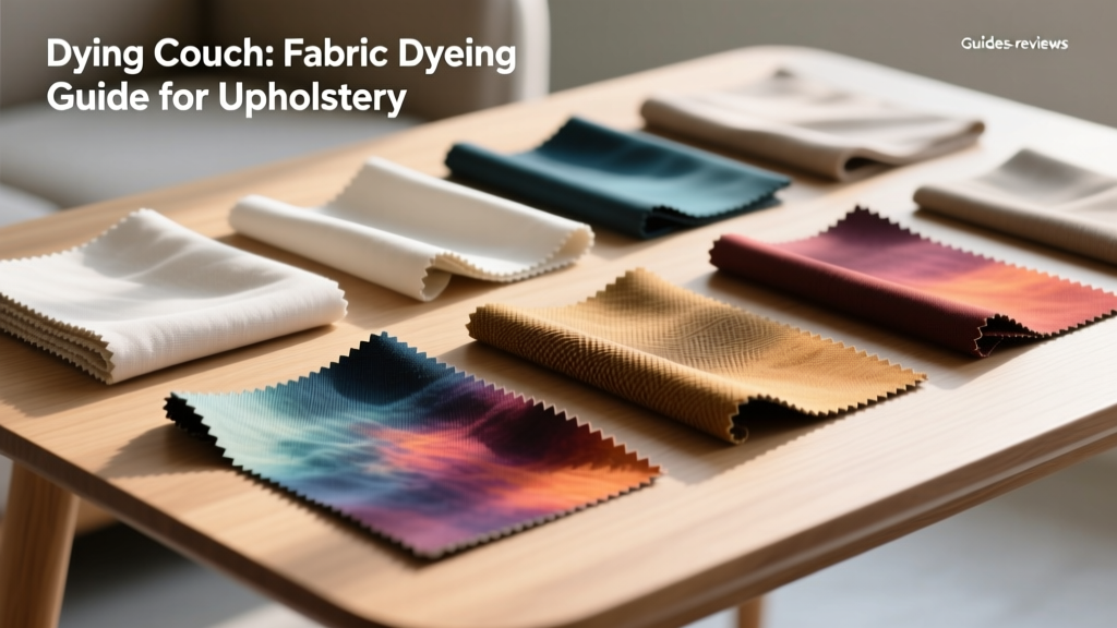 Dying Couch: Fabric Dyeing Guide for Upholstery