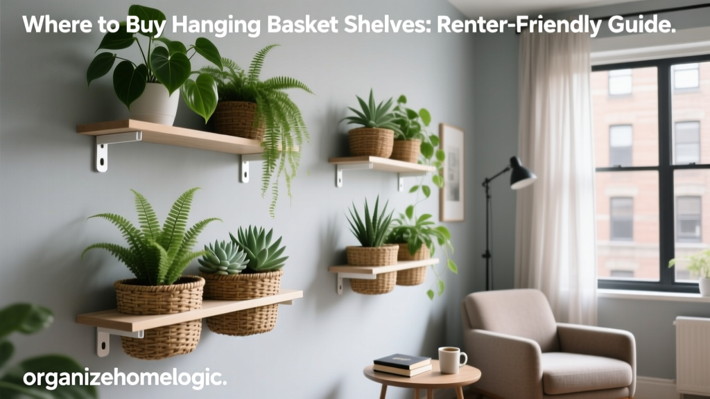 Where to Buy Hanging Basket Shelves: Renter-Friendly Guide