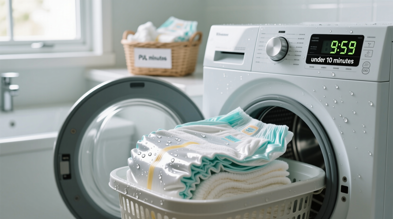 how to wash cloth diapers with pul layers