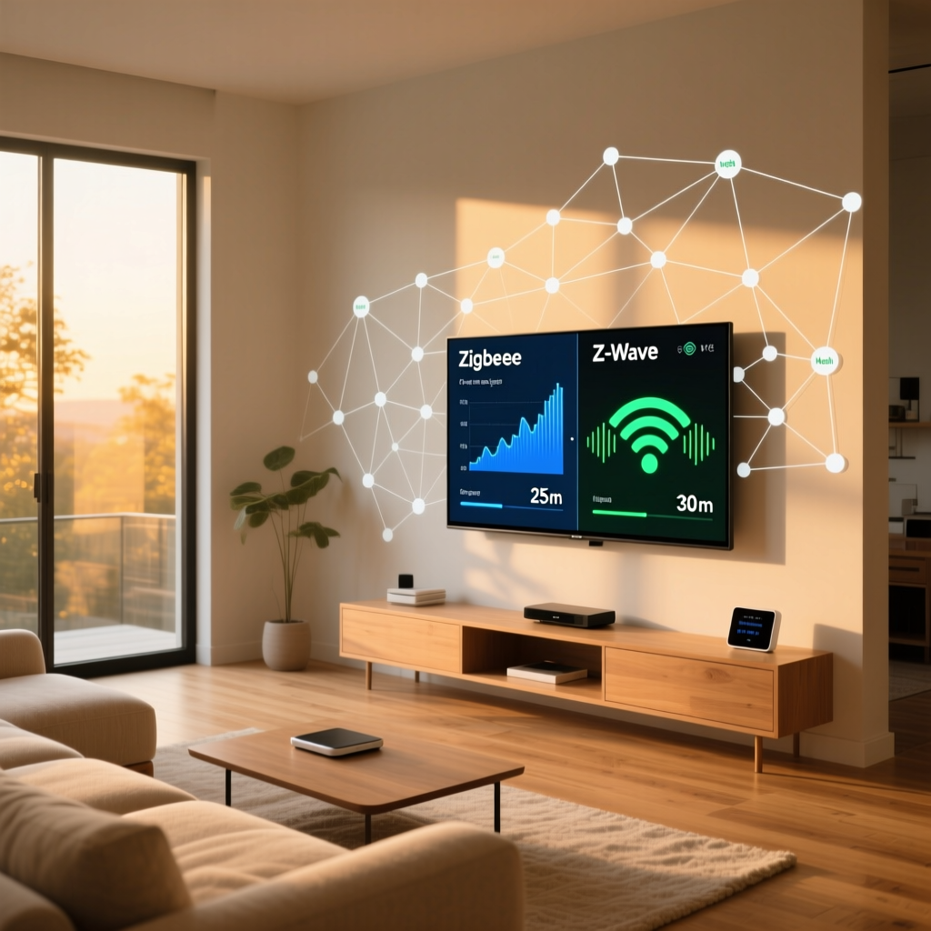 Zigbee vs Z-Wave Range Comparison: Which Protocol Reaches Further?