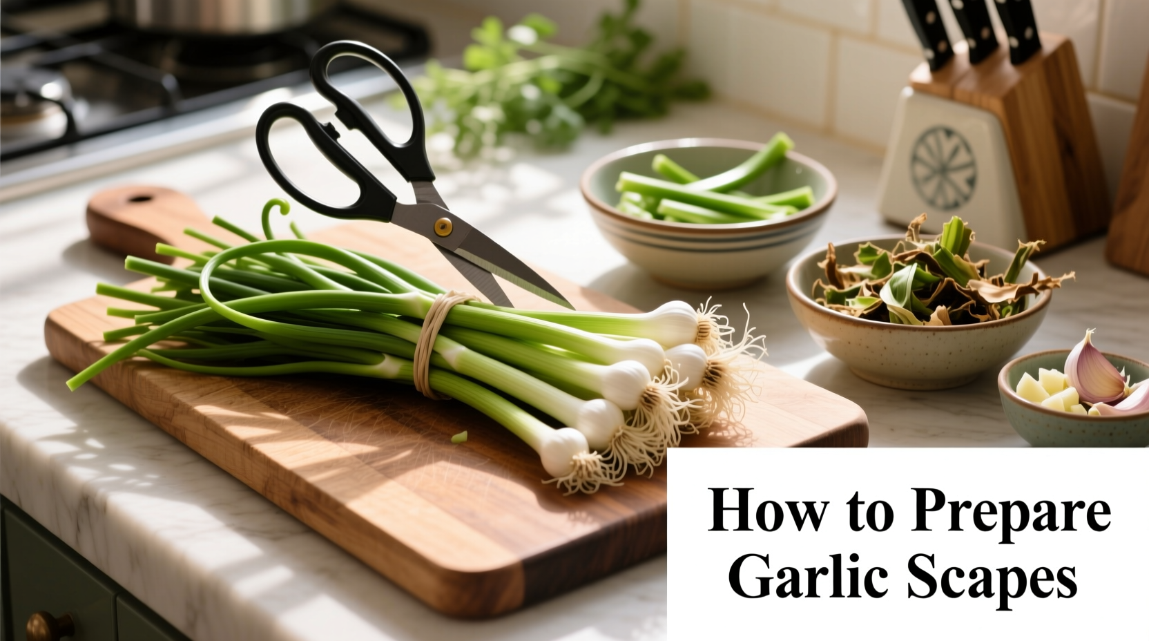 Garlic Scapes Prep Guide: Simple Cleaning & Cooking Tips