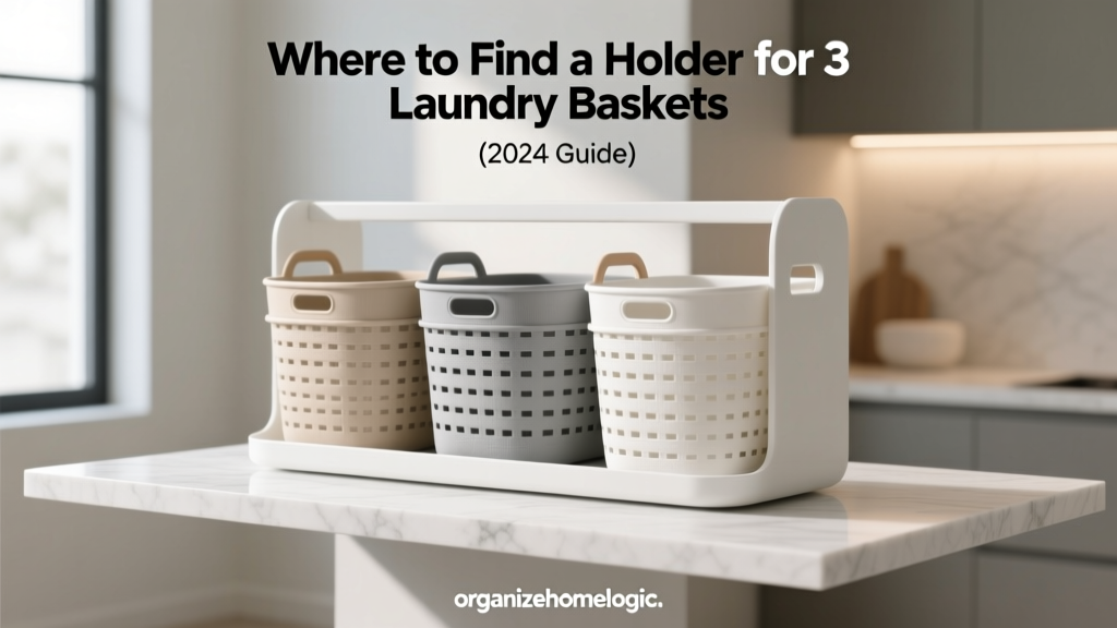 Where to Find a Holder for 3 Laundry Baskets (2024 Guide)