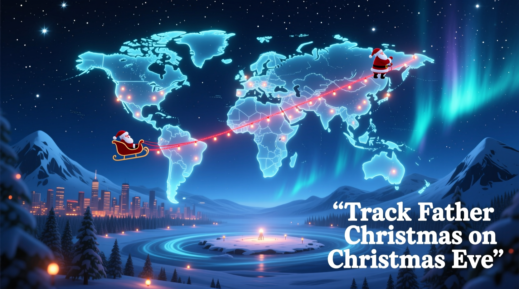 how to track father christmas
