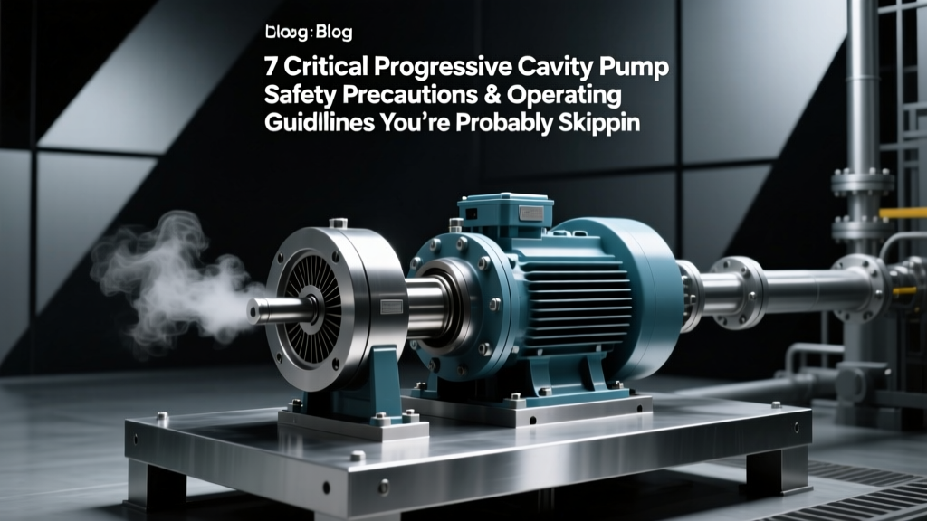 7 Critical Progressive Cavity Pump Safety Precautions