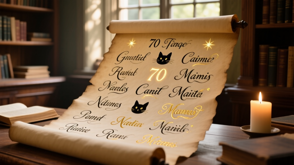 70 mystical cat names