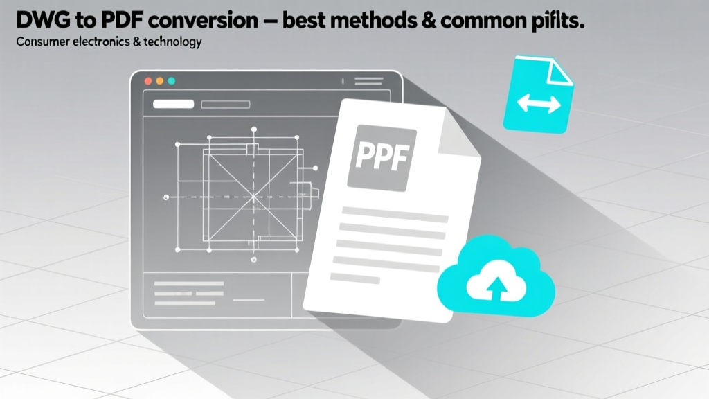 DWG to PDF Conversion: Best Methods & Common Fixes