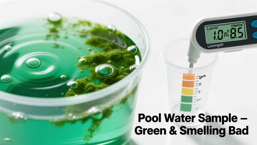 Pool Water Green & Smells Bad: Quick Diagnosis