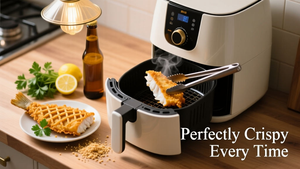 How to Air Fry Frozen Beer Battered Cod Perfectly