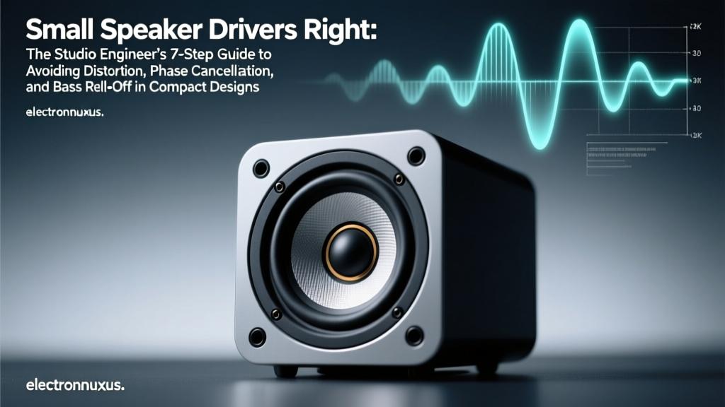 Small Speaker Drivers Right: The Studio Engineer’s 7-Step Guide to Avoiding Distortion, Phase Cancellation, and Bass Roll-Off in Compact Designs