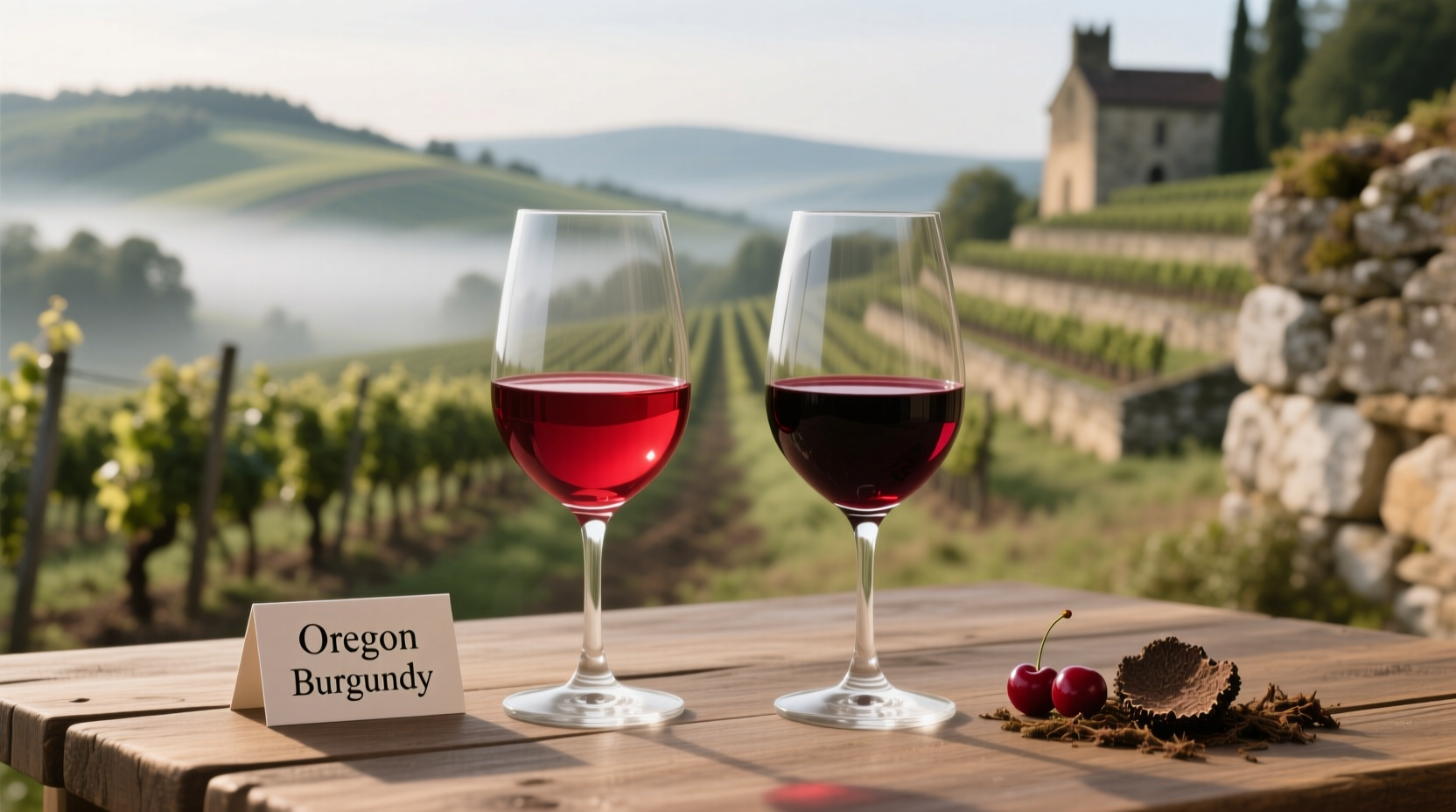 pinot noir grown in oregon vs burgundy terroir taste test
