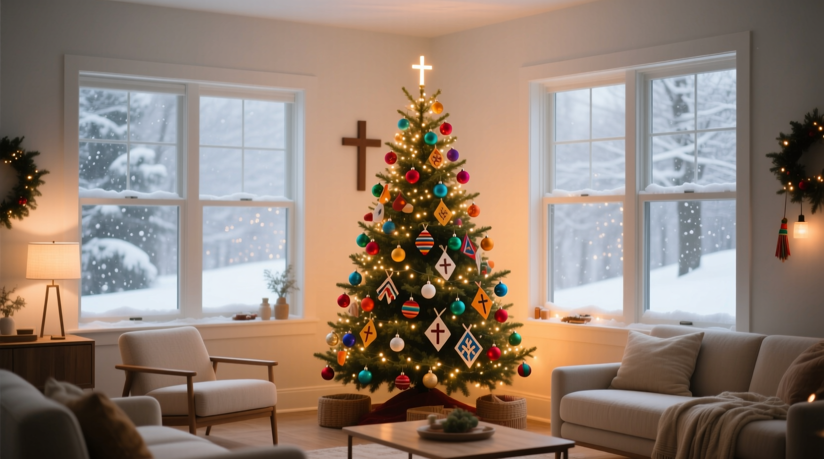 is it weird to have a non religious christmas tree in a secular home