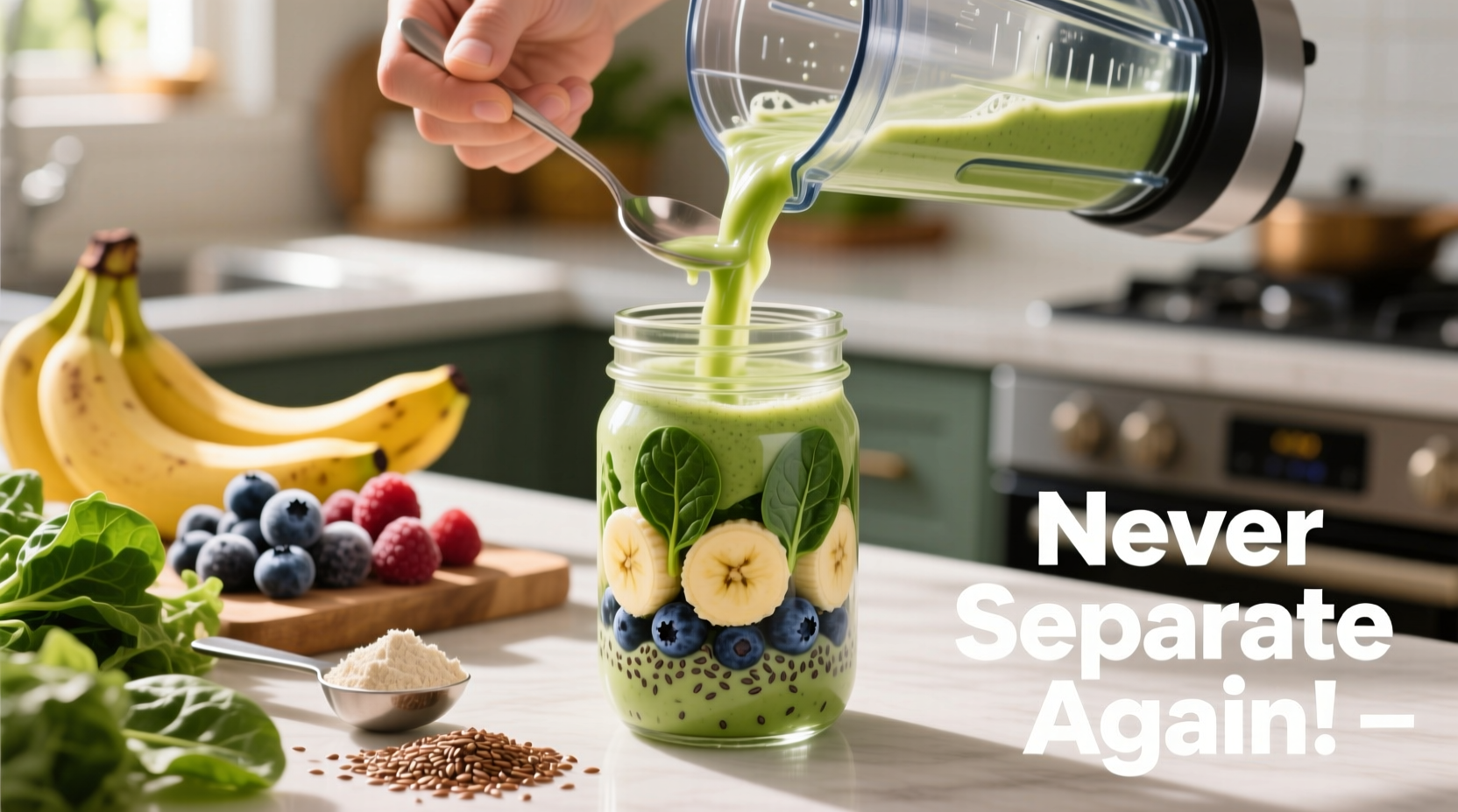 why does my smoothie separate instantly blending hacks for creamy texture