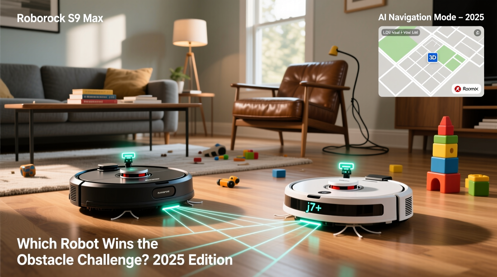 roborock vs roomba which brand navigates obstacles better in 2025