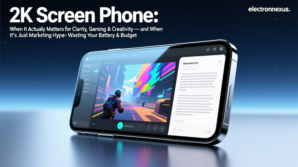 2K Screen Phone: When It Actually Matters for Clarity, Gaming & Creativity — and When It’s Just Marketing Hype Wasting Your Battery & Budget
