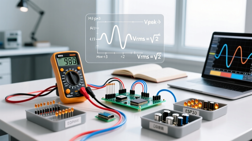 How to Find Peak Voltage from RMS: Formulas, Charts, and Sizing