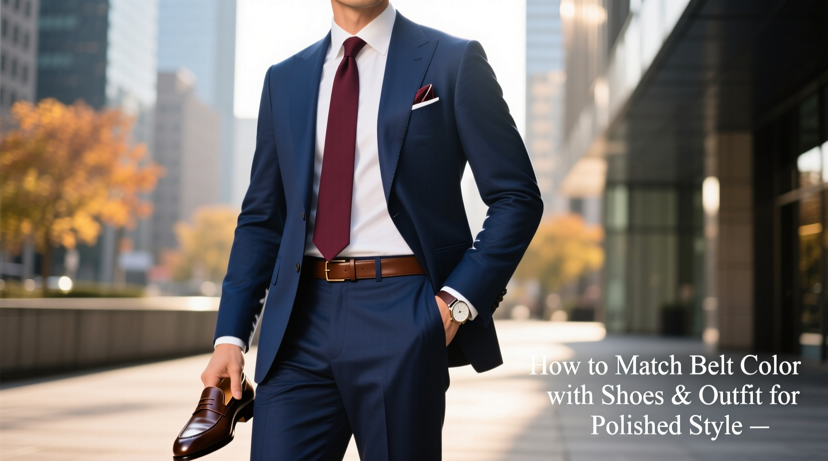 how to match belt color with shoes and outfit for polished style