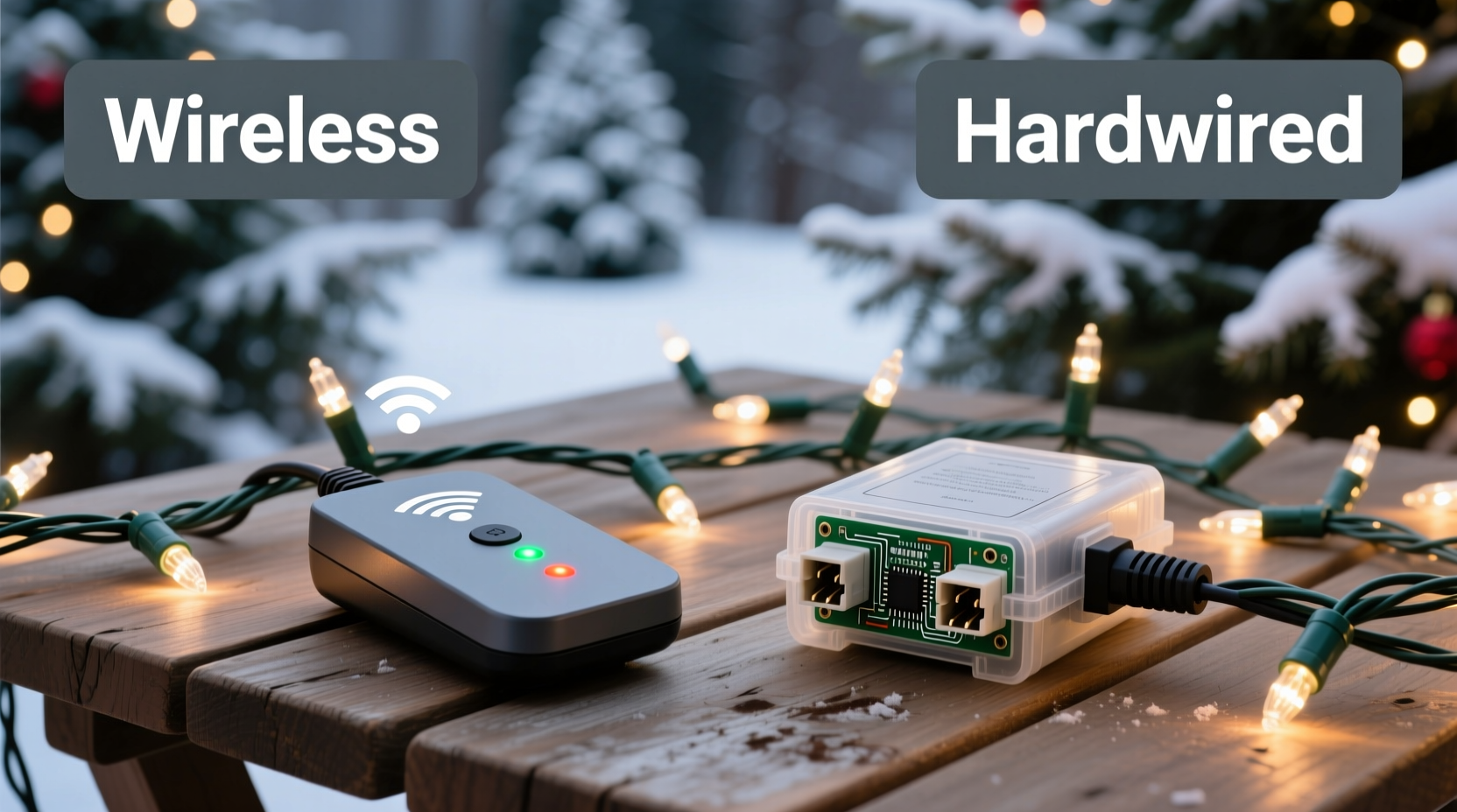 wireless vs hardwired christmas light controllers which fails less