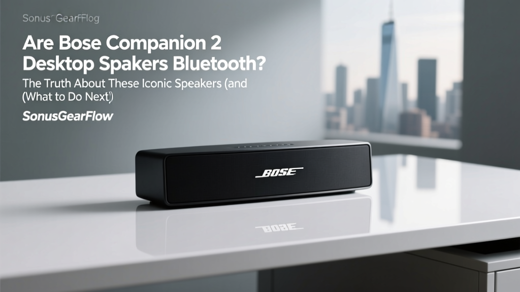 Bose Companion 2 Bluetooth? No — Here’s What to Do (2026)