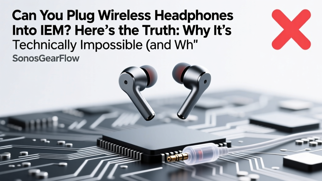 Can You Plug Wireless Headphones Into IEMs? (2026)