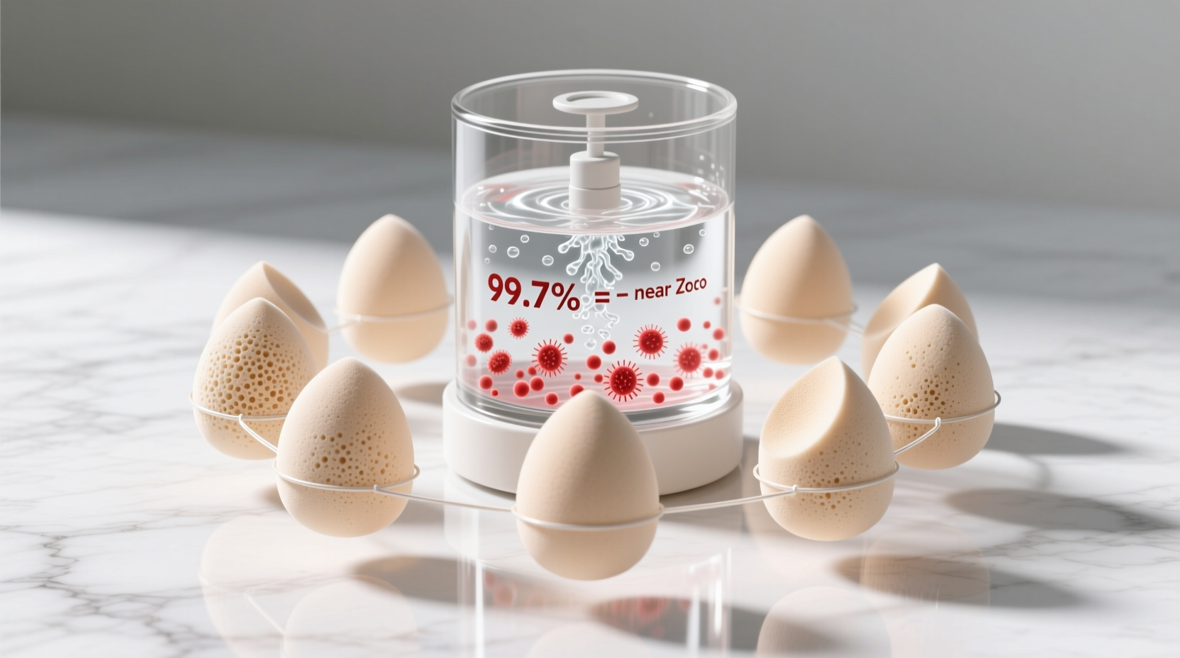 how to clean makeup sponges without damaging silicone