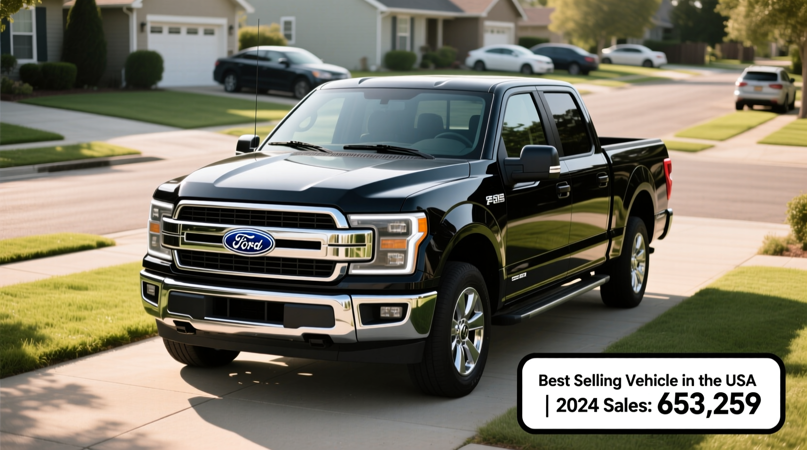 What Is the Best Selling Vehicle in the USA? Ford F-Series (2024 Sales: 653,259)