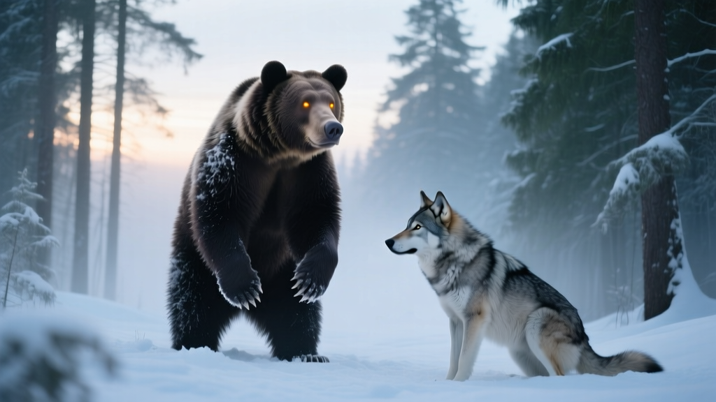 Bear and Wolf: Combined Dream Symbolism