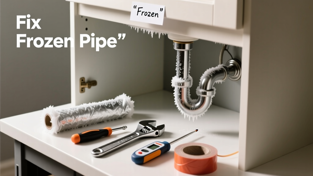 How to Fix a Frozen Pipe in Your Kitchen