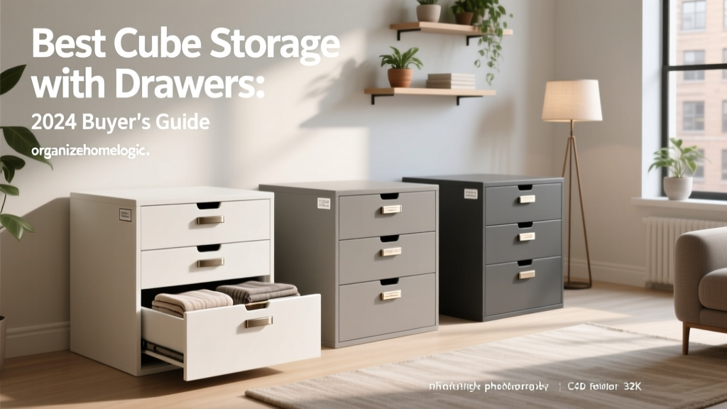 Best Cube Storage with Drawers: 2024 Buyer's Guide