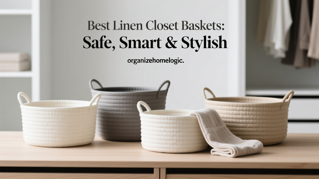 Best Linen Closet Baskets: Safe, Smart & Stylish