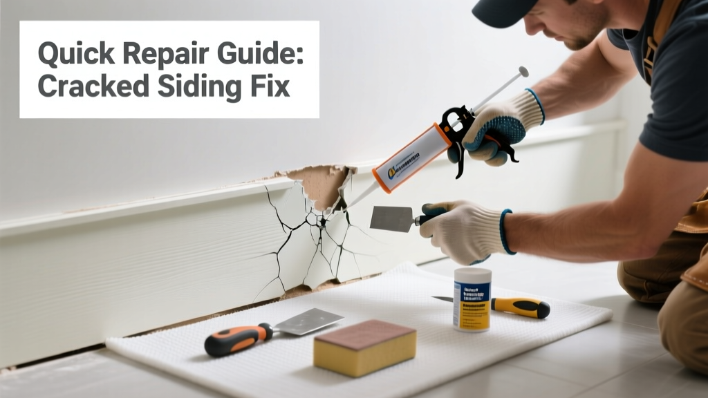Fix Cracked Siding in Bathroom: Quick Repair Guide