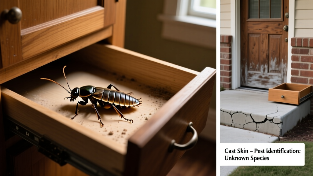 Cast Skins in Drawer: What Pest Is It?