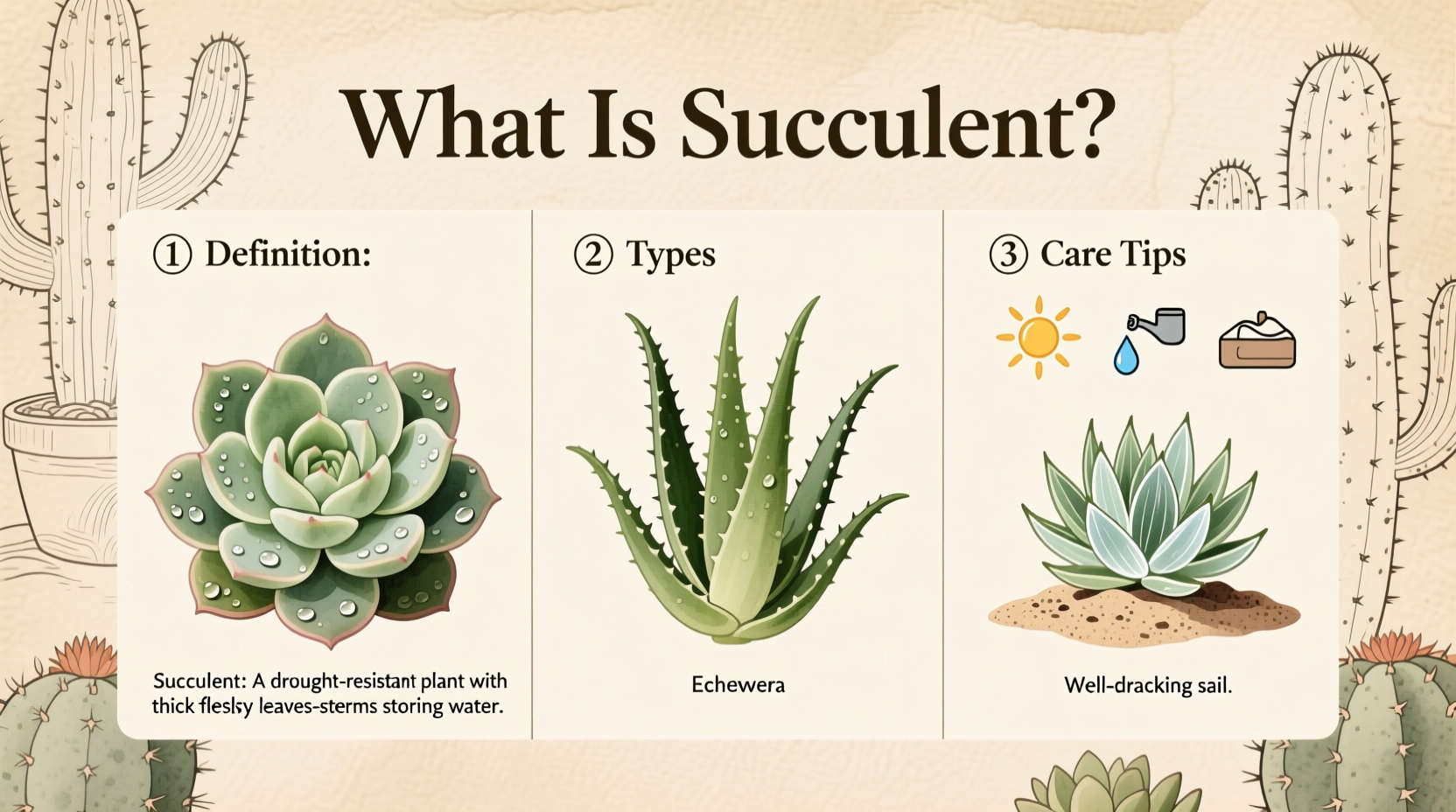 7 Succulent Types & Care Tips | TheHomeSprouts