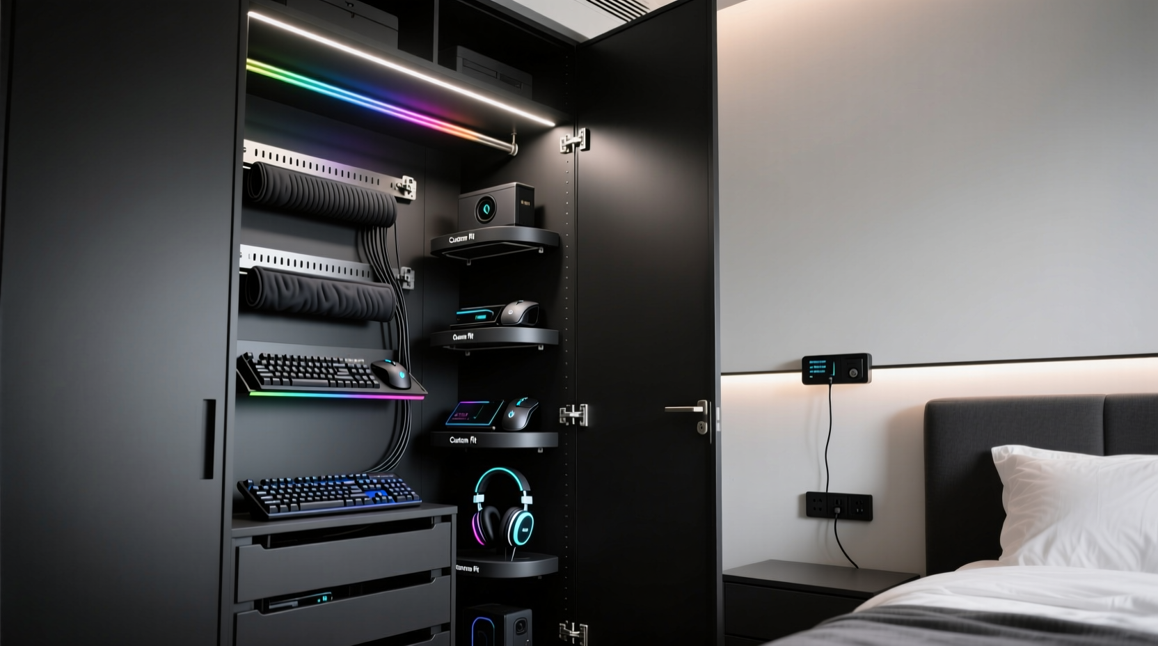 closet organization tips for streamers