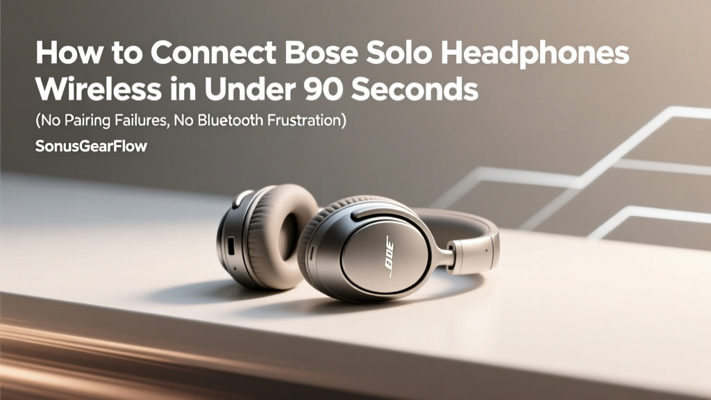 Bose Solo Wireless Headphones Pairing Guide