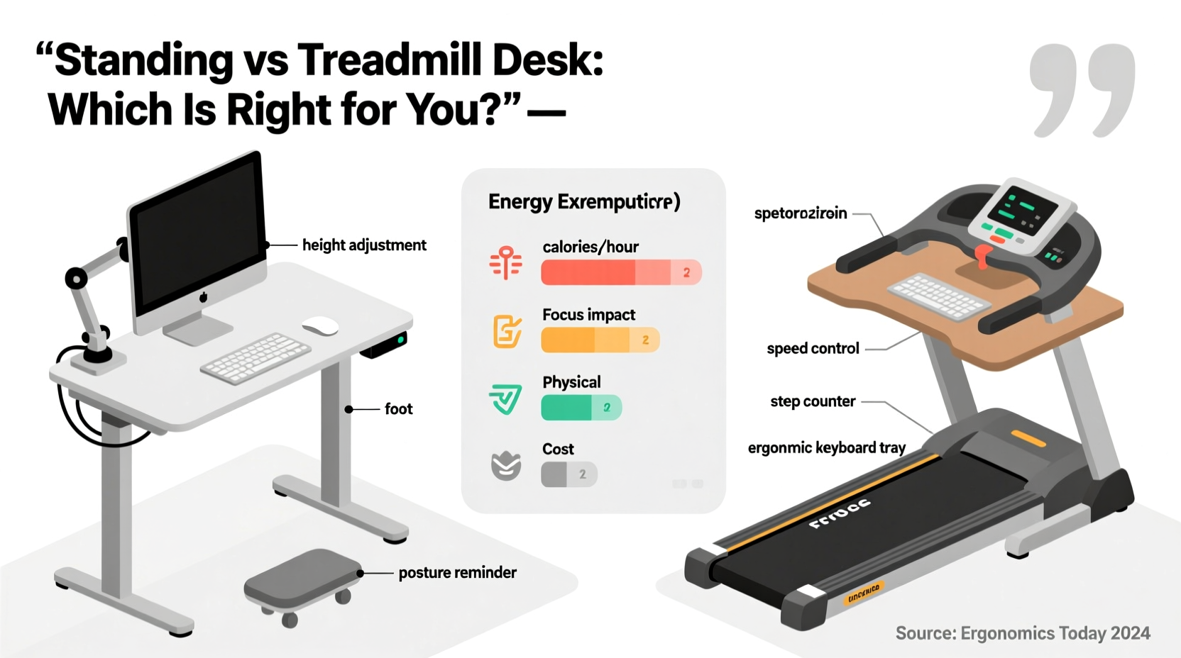 how to choose between a standing desk and a treadmill desk for wfh