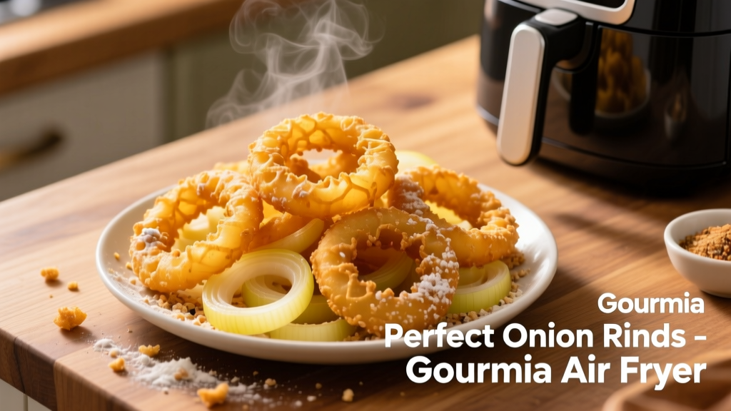 Perfect Onion Rings in a Gourmia Air Fryer (Crispy & Light!)